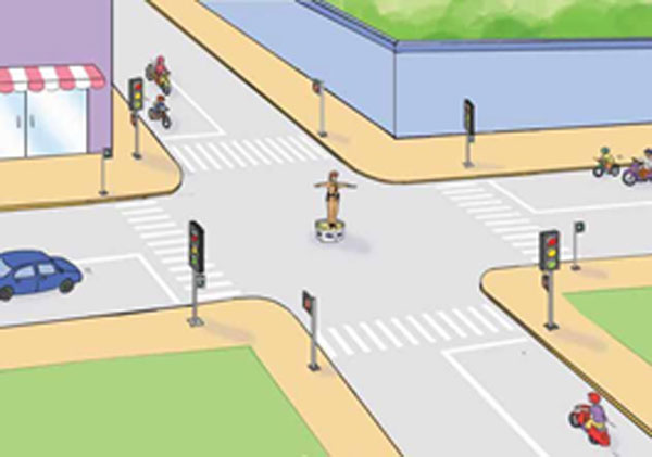 Giao thông qua ngã tư